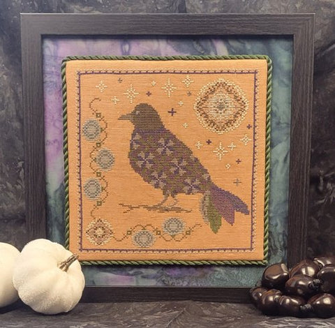 Raven's Midnight Serenade (Wildflower Stitching)
