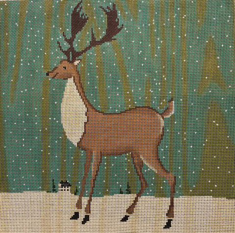 Winter Deer (Cooper Oaks)