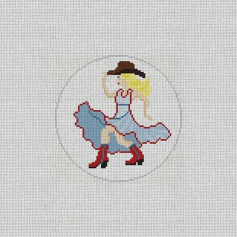 Western Girl (T&P Needlepoint)