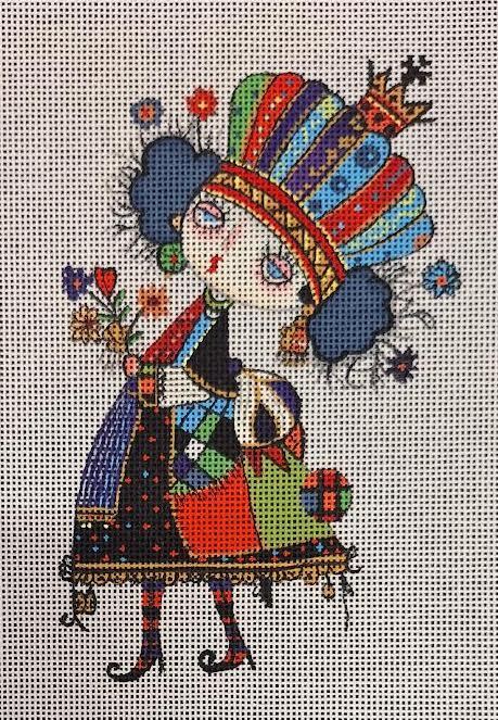 Whimsy Queen 1 (Mindys Needlepoint)