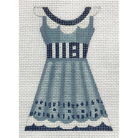 Blue/White Mini Dress (Alice Peterson)