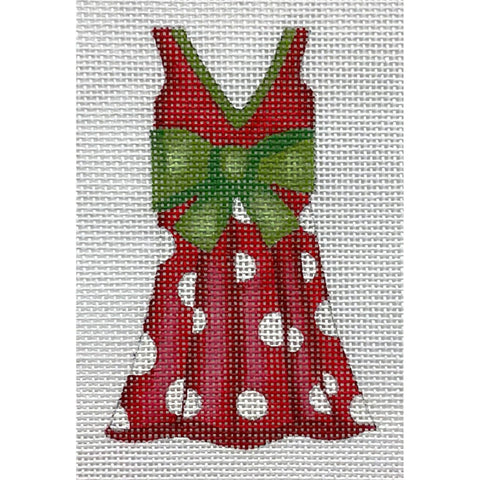 Red/White Polka Dot Mini Dress (Alice Peterson)
