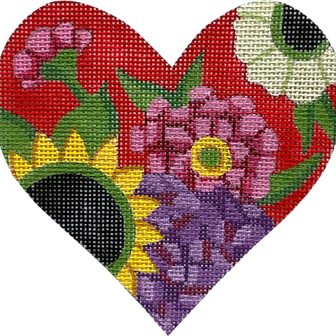 Red Floral Heart (Alice Peterson)