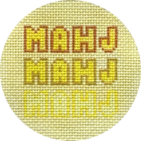 Mahj Yellow Round (Alice Peterson)