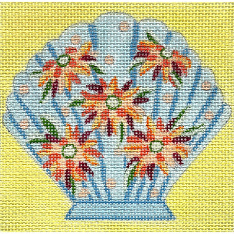 Yellow Floral Shell (Alice Peterson)