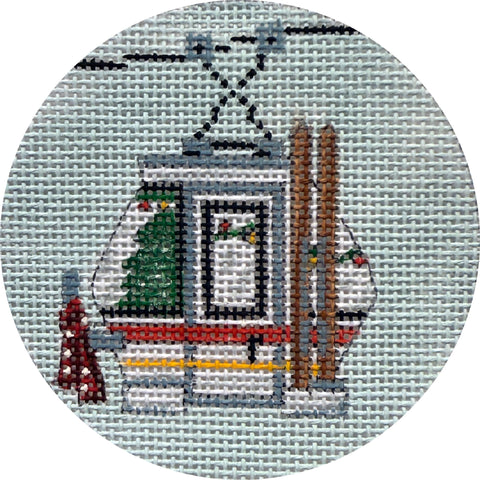 Christmas Ski Gondola (Alice Peterson)