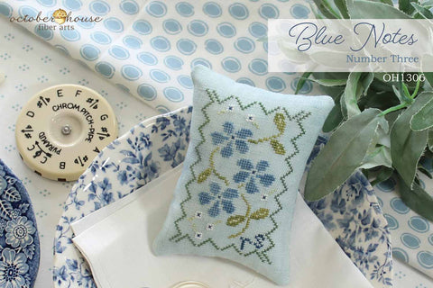 Blue Notes - Number Three (October House Fiber Arts)