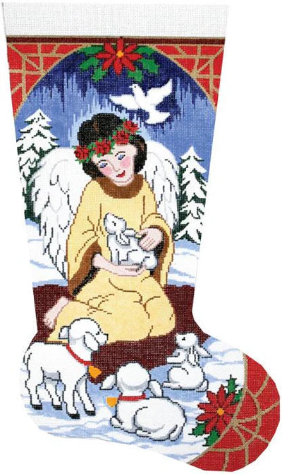 Woodland Angel Stocking (Lees Needle Arts)