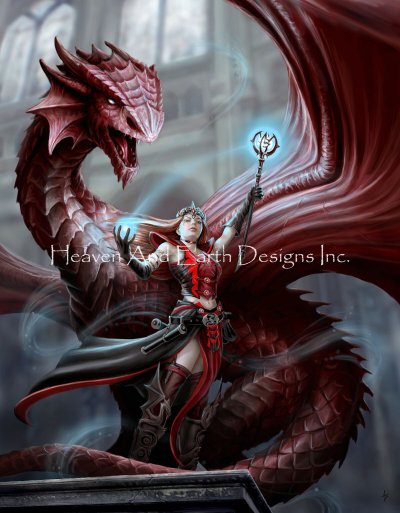 Scarlet Mage (Anne Stokes)