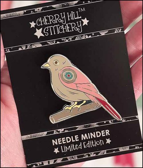 Miss Hollybird Needle Minder (Cherry Hill Stitchery)