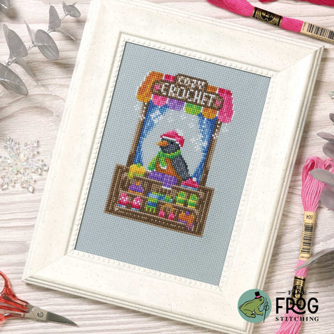 Crochet Shop Robin (Fine Frog Stitching)