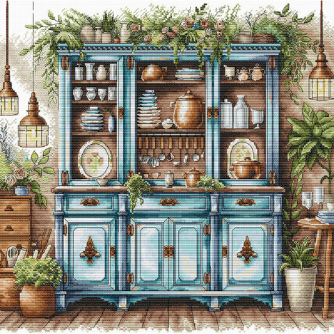 Blue Cupboard (AVA Stitch)