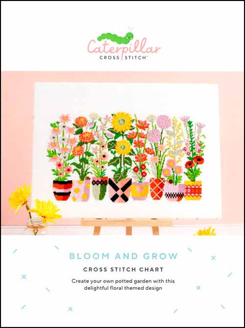 Bloom and grow (Caterpillar Cross Stitch)