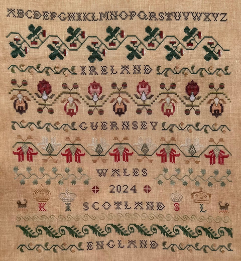 British Isles Band Sampler (Cross Stitch Antiques)