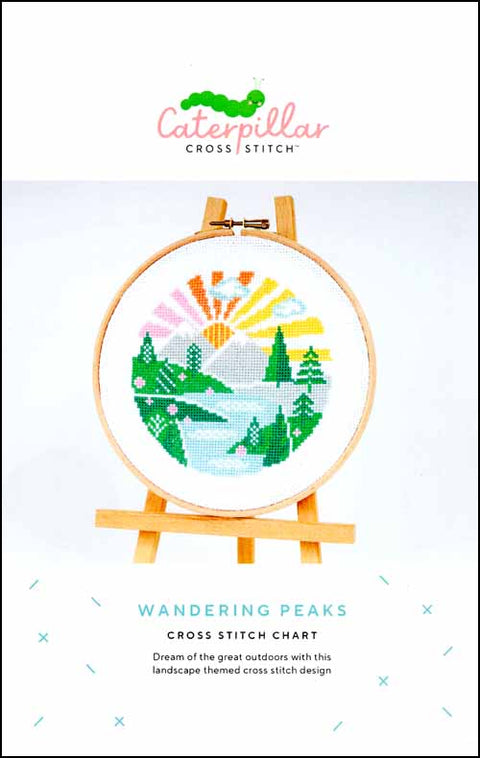 Wandering Peaks (Caterpillar Cross Stitch)