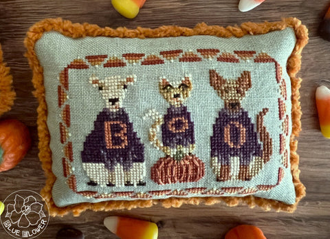 Candy Corn Crew (Blue Flower)
