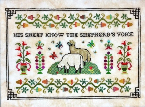 His Sheep Know (Monticello Stitches)