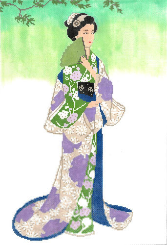 Geisha - Blue/Purple (Meredith Collection)