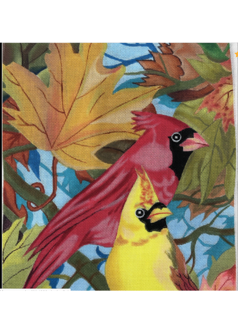 Cardinals - 13M (Oasis Needlepoint)