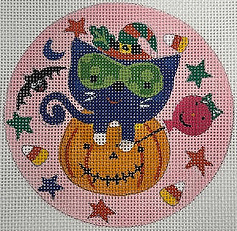Trick or Treat Cat Ornament (PLD Designs)