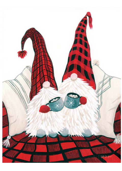 Christmas Gnomes Buddies (Oasis Needlepoint)