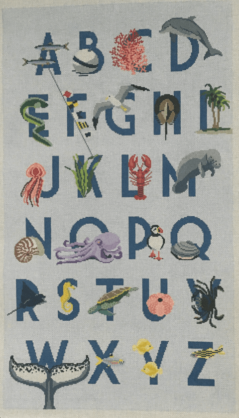 Ocean Alphabet (Salty Stitcher)