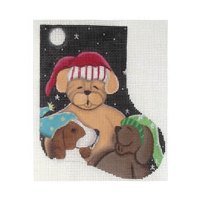 3 Dogs Singing Mini Sock (Ginny Diezel)