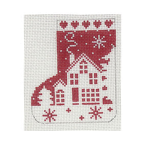 Skate - Red & White Holiday House (Shelly Tribbey)