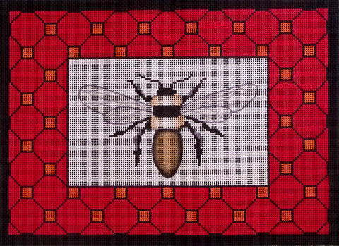Bee on Pink and Orange (Amanda Lawford)