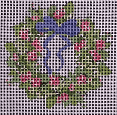 Sweet Pea Wreath/Mini (Salty Stitcher)