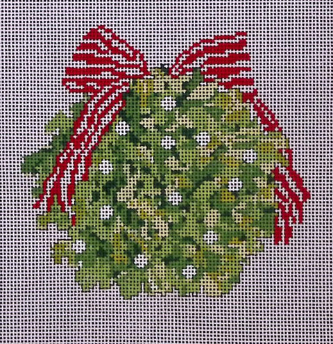 Mistletoe Kissing Ball/Mini (Salty Stitcher)