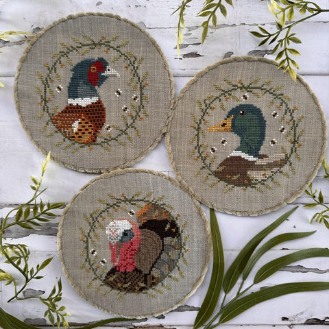 Colorful Birds Trio (Puntini Puntini)
