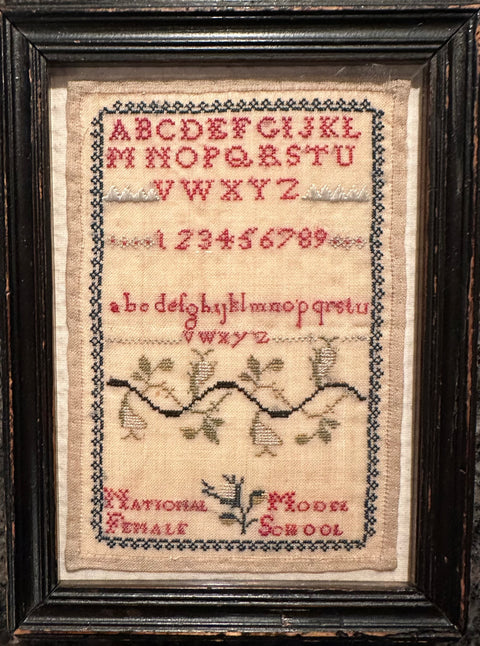 National Female Model School Sampler (Cross Stitch Antiques)