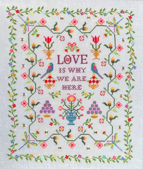 Love is Why We are Here (Monticello Stitches)