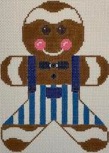 Mini Gingerbread Boy - Blue (Rachel Donley)
