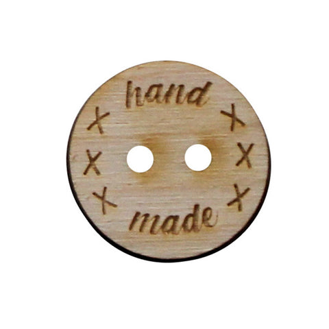Buttons - Hand Made 1" (Orchidea)