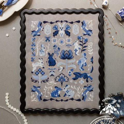 Delft Bunnies (Sprouting Lupine)