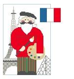 French Artist Santa (Kathy Schenkel)