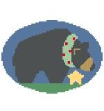 Bear w/Star (Kathy Schenkel)