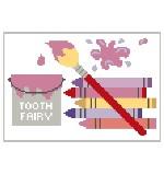 Pastel Artist Tooth Fairy Pillow (Kathy Schenkel)