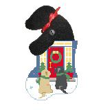 Front Door Labs w/Lab (Kathy Schenkel)