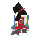 Front Door Scotties w/Scottie (Kathy Schenkel)