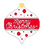 Merry Christmas Dots/White (Kathy Schenkel)