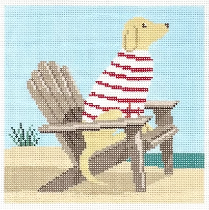 Keeping Watch - Yellow Dog (Lauren Bloch Designs)