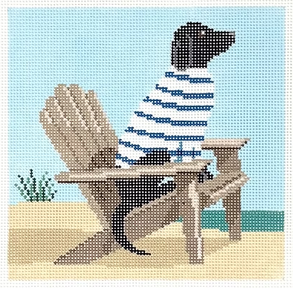 Keeping Watch - Black Dog (Lauren Bloch Designs)