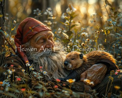 Gnome and Beaver (Dragon Muse)