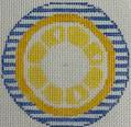Lemon Monogram Round (Rachel Donley)
