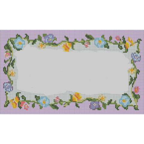 Floral frame (Stitchtent)