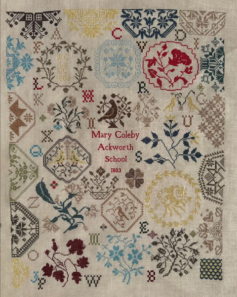 Mary Coleby Ackworth School 1803 (Cross Stitch Antiques)