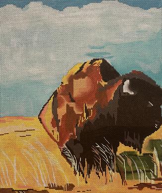 Lone Bison (Kaley Alie Art)